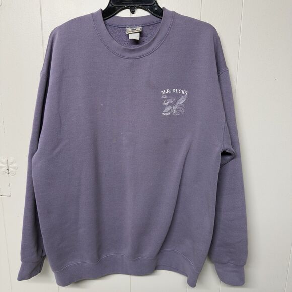 Vtg 2002 Mr Ducks Ocean City Sweatshirt  Double Sided Lee Heavyweight Men L GUC* - Picture 1 of 12